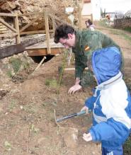 Día de árbol en Blesa en 2007
