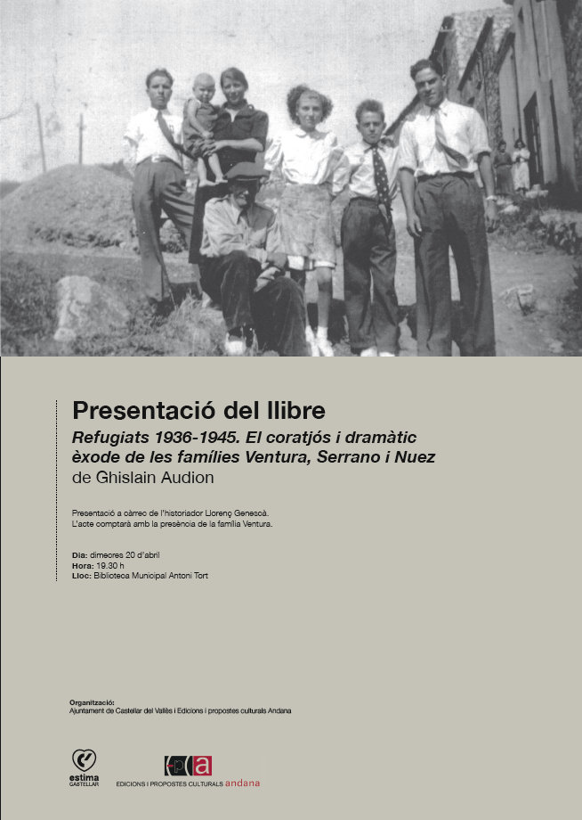 Publicación en catalán que recoge testimonios de las familias Serrano Alias, Artigas Martín, Nuez Salas