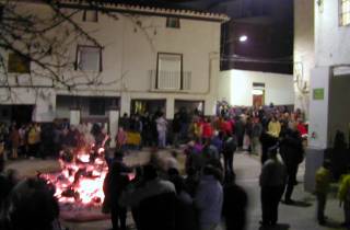 Imagen de la pasada noche de S. Antón (la de los forasteros).  Foto FJLA