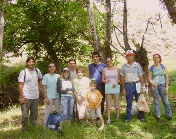 Casi todo el grupo que acompañó a VoluntaRios. Foto de Helena Sanz