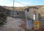 obras en los depósitos del agua