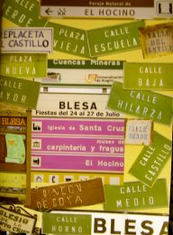 Estupenda portada del libro de fiestas de Blesa de 2008