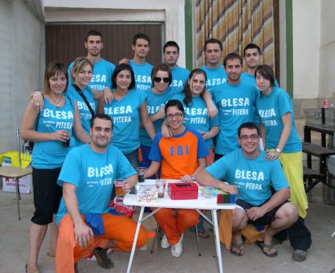 La nutrida Comisión de Festejos de 2009