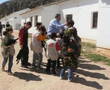 Juegos con fusiles láser