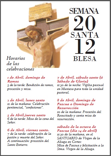 Actos religiosos en S.Sta