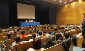 Aspecto del salón de proyecciones de CAI