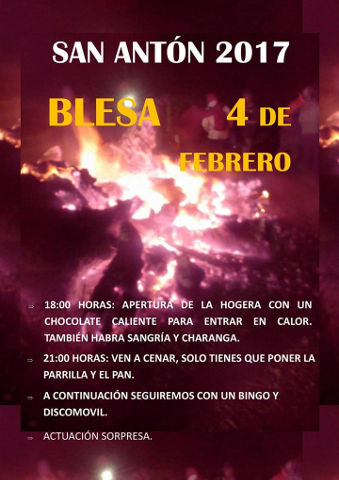 Cartel fiesta de 2017