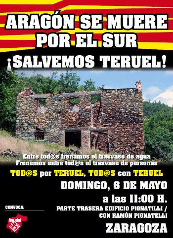 Teruel Existe se manifiesta