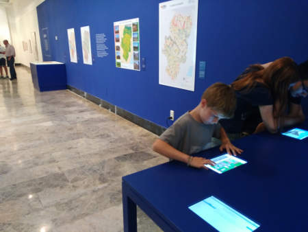 Exposición Aragón en el mapa, en el museo de Zaragoza, septiembre/octubre 2018