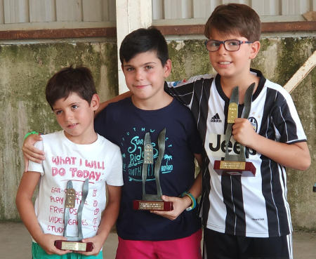 Ganadores infantiles hoyetes Blesa 2018