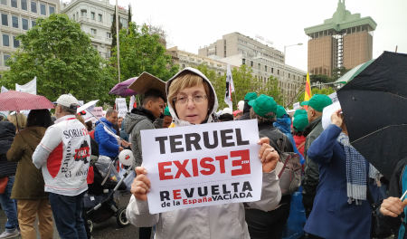 En la manifestación del 31 de marzo de 2019