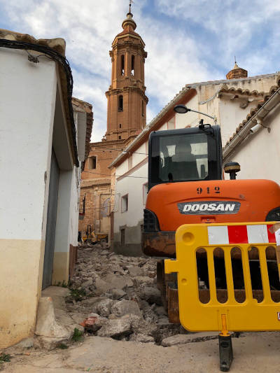Sanemiento. Obras en Blesa