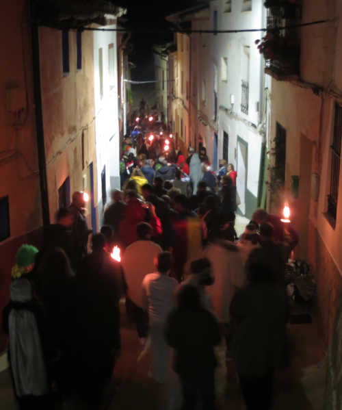 Celebración de Halloween 2021 en Blesa (Teruel, Aragón)