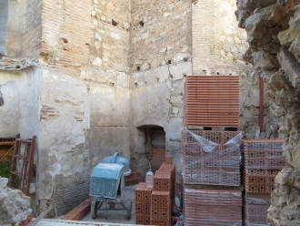 Obras en la sacristía