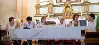 Presentación del libro sobre el patrimonio de Blesa, en la iglesia parroquial