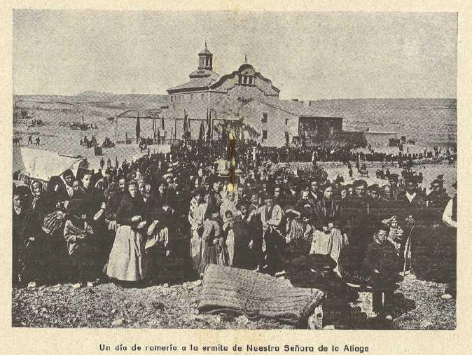 Romería a la Virgen de la Aliaga, previa a la guerra civil de 1936