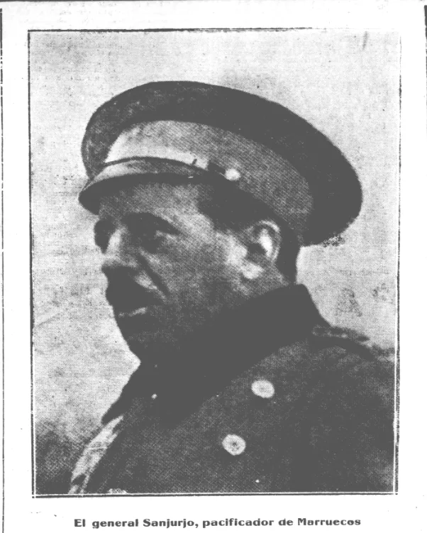 El general Sanjurjo, pacificador de Marruecos, en 1927