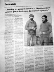 Una página les dedicó Diario de Teruel
