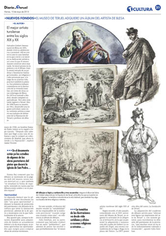 La segunda página de un estupendo reportaje del Diario de Teruel