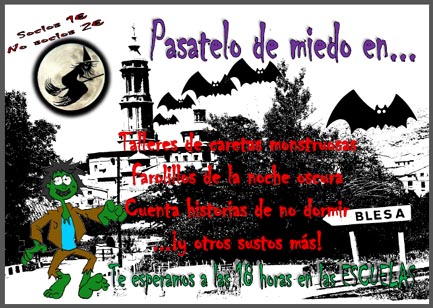 Cartel de los talleres