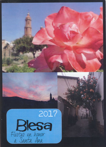 Portada libro fiestas de Blesa 2017