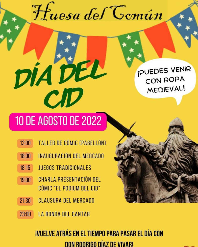 Actividades culturales Huesa del Común. Verano 2022