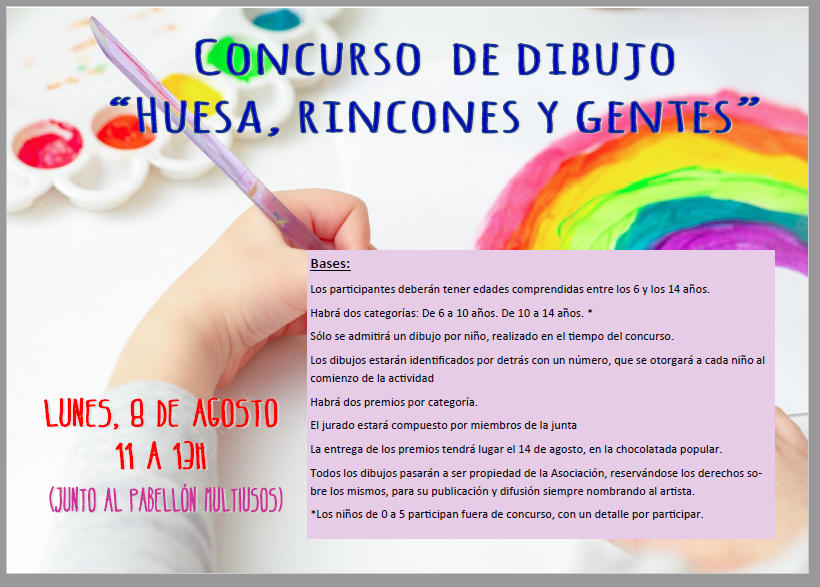 Actividades culturales Huesa del Común. Verano 2022