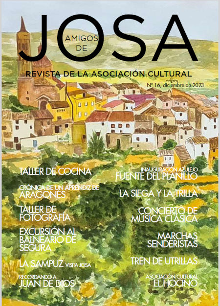 Portada revista cultural Amigos de Josa
