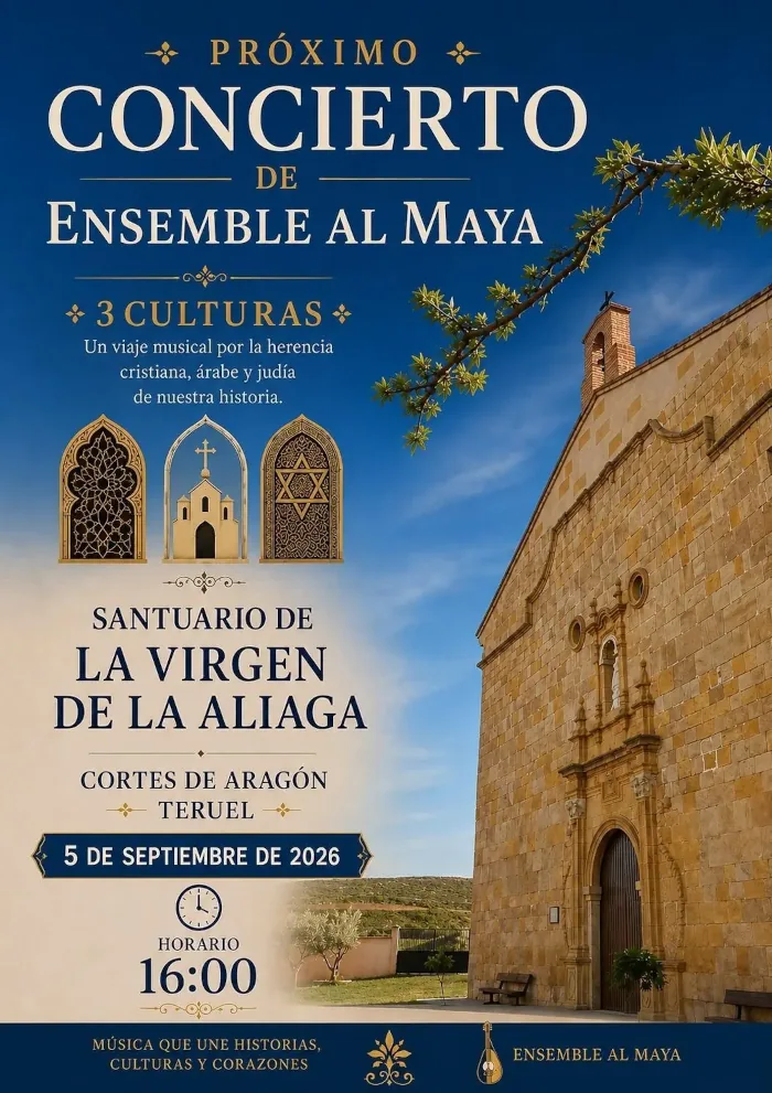 5 de septiembre 2026 santuario de la Virgen de la Aliga en Cortes de Aragón (Aragón)