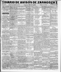 Diario de avisos de Zaragoza