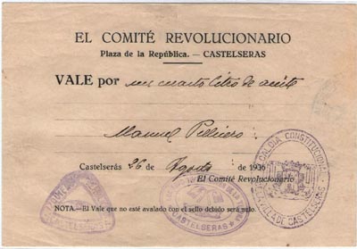 Colectividad anarquista Castelserás