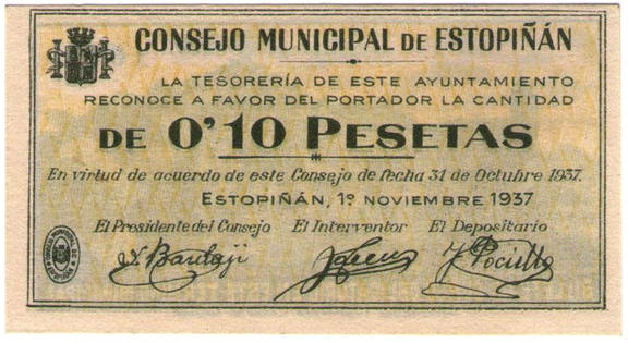 moneda local Estopiñán