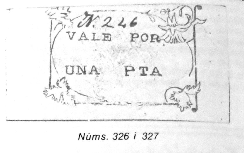 La Portellada (Teruel) Moneda divisionaria durante la guerra civil de 1936-1939