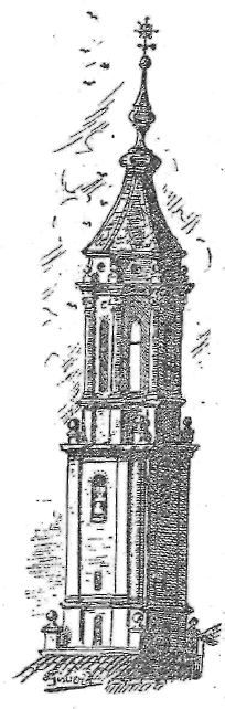 La torre de Blesa, como la vió Salvador Gisbert