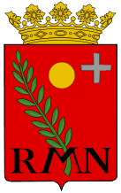 Escudo de Blesa con corona abierta