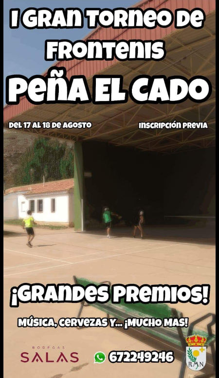 Cartel frontenis
