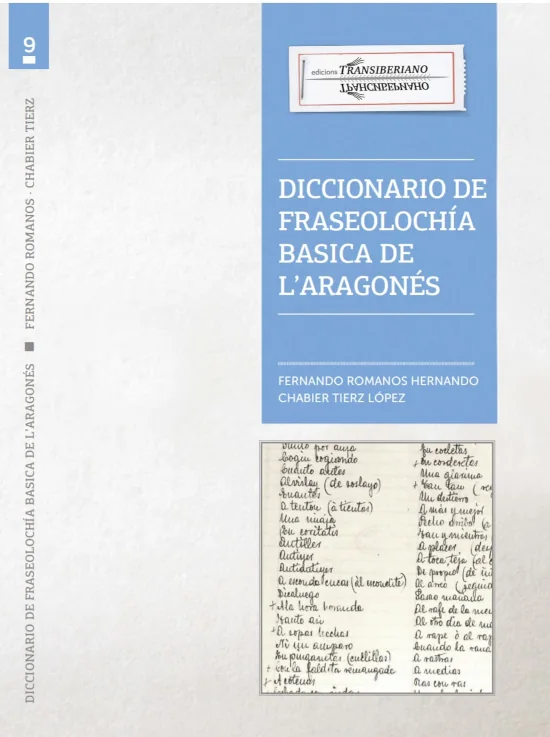 Diccionario de Fraseolochía Basica de l’Aragonés. Portada del libro editado en 2025