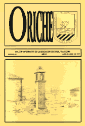 Una antigua portada de la revista Oriche.