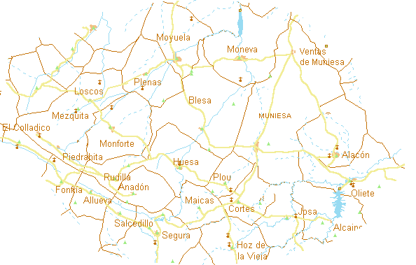Mapa general de la zona