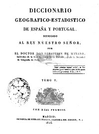 Portada Diccionario de 1826