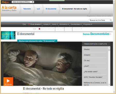 Disponible en la web de RTVE.
