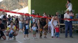 Un momento durante la Milla de los molinos de Blesa