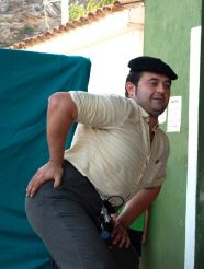 El autor (además de actor) de la obra "Un día de fiesta"