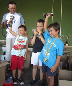 Adrián, Segio e Ignacio