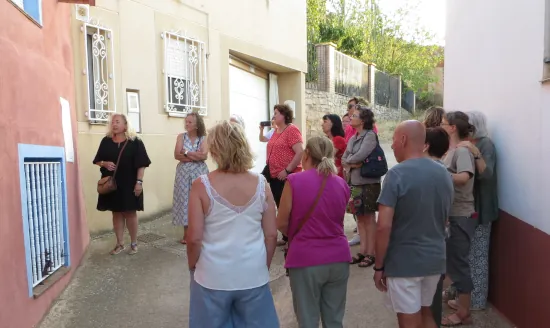Poesía en la calle, en Blesa (Teruel), agosto 2024