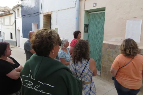 Poesía en la calle, en Blesa (Teruel), agosto 2024