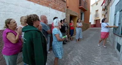 Poesía en la calle, en Blesa (Teruel), agosto 2024