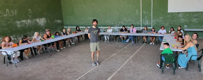 Taller de papiroflexia en Blesa (2025)