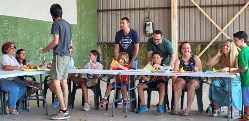 Taller de papiroflexia en Blesa (2025)