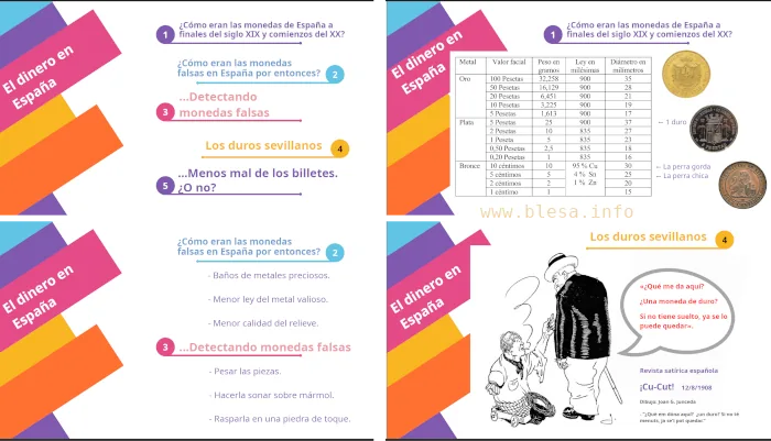 Charla-taller sobre el tío Herrerete y la falsificación de moneda.